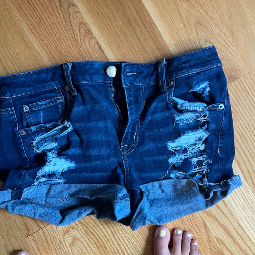 American eagle jean shorts